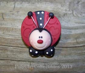 Ladybug - Pin - Magnet - You Choose